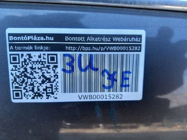 bontott SKODA SUPERB I Jobb első Ajtó (Üres lemez)