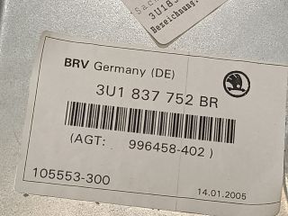 bontott SKODA SUPERB I Jobb hátsó Ablakemelő Szerkezet (Elektromos)