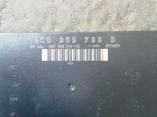 bontott SKODA SUPERB I Komfort Elektronika