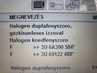 bontott SKODA SUPERB I Xenon Fényszóró Pár