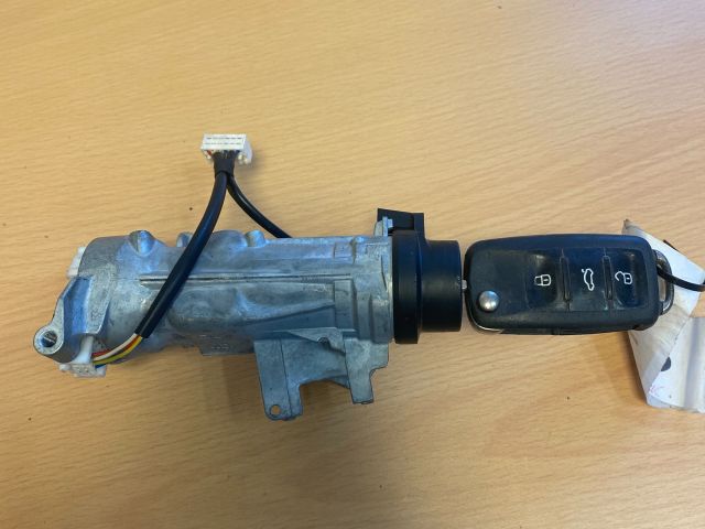 bontott SKODA SUPERB II Gyújtáskapcsoló Házzal