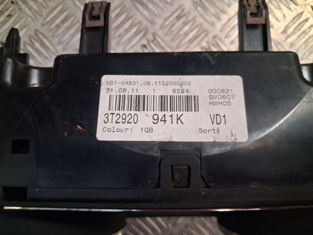 bontott SKODA SUPERB II Kilométeróra