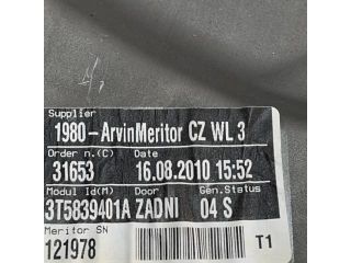 bontott SKODA SUPERB II Bal hátsó Ablakemelő Szerkezet (Elektromos)