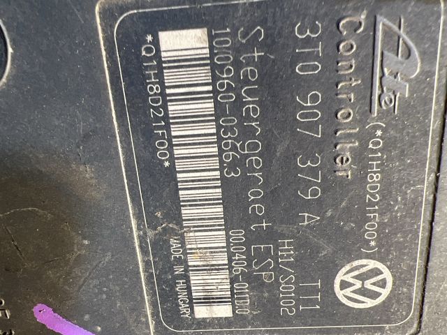 bontott SKODA SUPERB II ABS Kocka