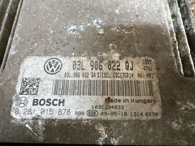 bontott SKODA SUPERB II Motorvezérlő