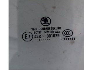 bontott SKODA SUPERB II Bal első Ablak