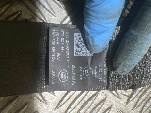 bontott SKODA SUPERB II Bal első Biztonsági Öv