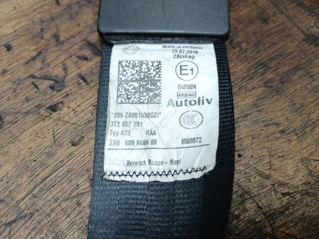 bontott SKODA SUPERB II Bal első Biztonsági Öv