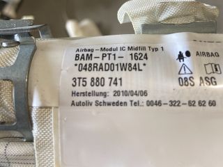 bontott SKODA SUPERB II Bal első Függöny Légzsák