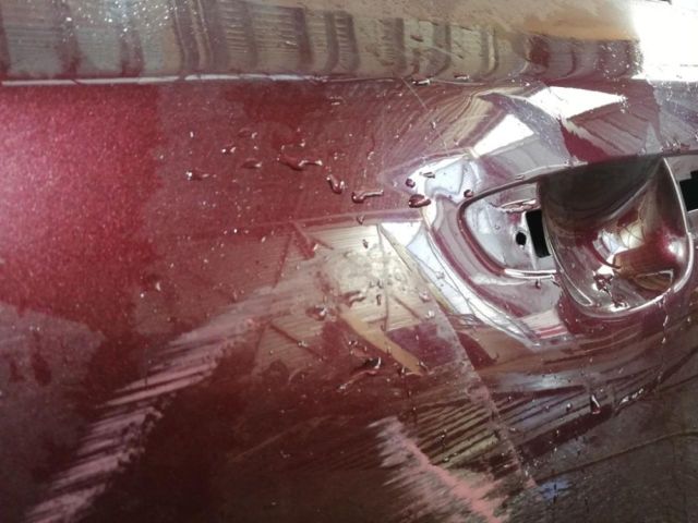 bontott SKODA SUPERB II Bal hátsó Ajtó (Üres lemez)