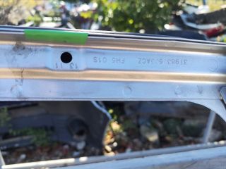 bontott SKODA SUPERB II Bal hátsó Ajtó (Üres lemez)