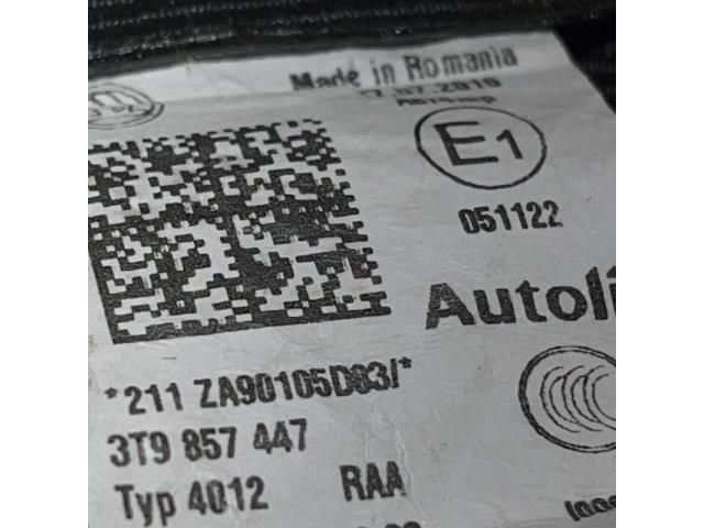 bontott SKODA SUPERB II Bal hátsó Biztonsági Öv