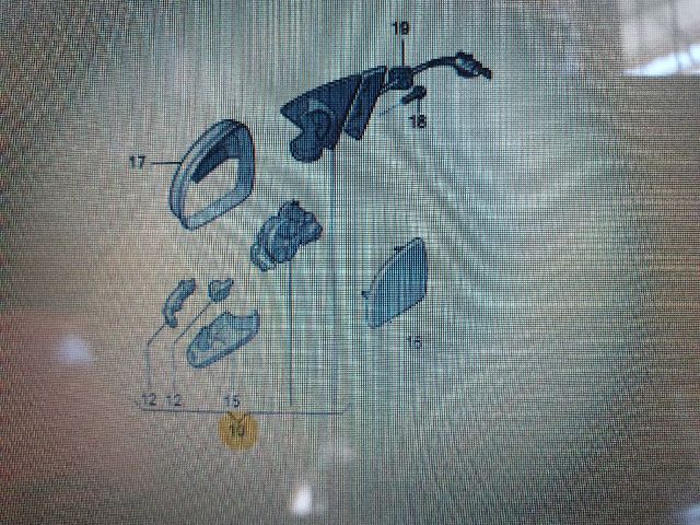 bontott SKODA SUPERB II Bal Visszapillantó Tükör (Elektromos)