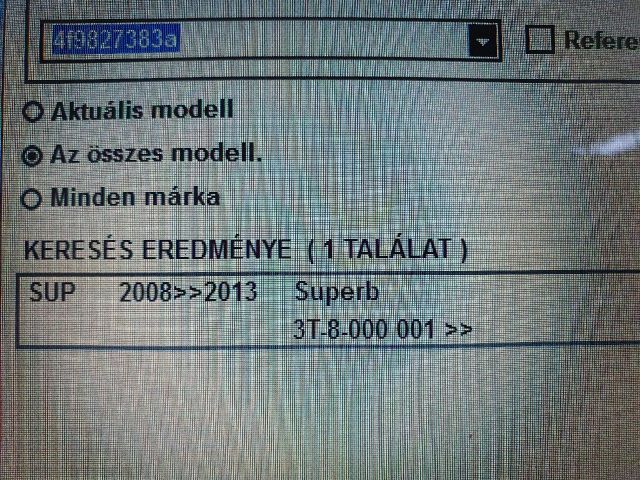 bontott SKODA SUPERB II Csomagtérajtó Motor Elektronika