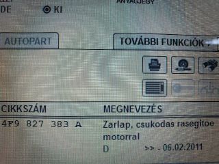 bontott SKODA SUPERB II Csomagtérajtó Motor Elektronika