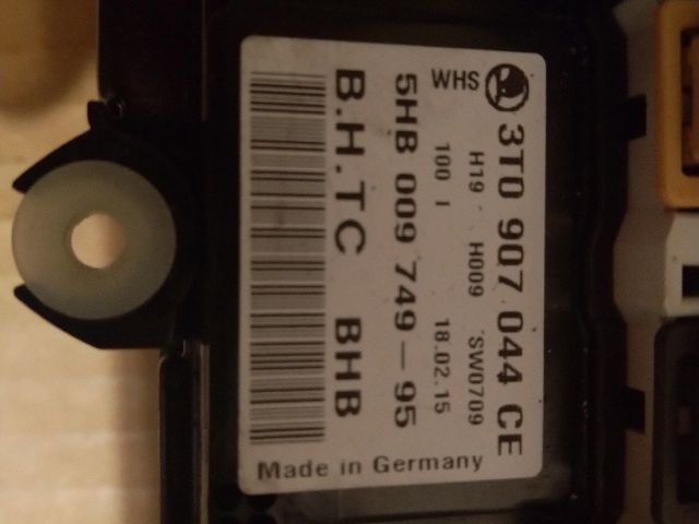 bontott SKODA SUPERB II Fűtéskapcsoló (digit klímás)