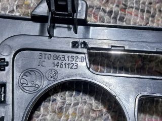 bontott SKODA SUPERB II Fűtéskapcsoló Keret