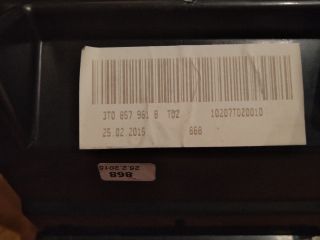 bontott SKODA SUPERB II Hátsó Hamutartó