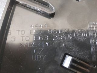 bontott SKODA SUPERB II Hátsó Hamutartó