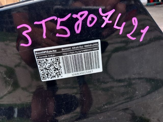 bontott SKODA SUPERB II Hátsó Lökhárító (Üresen)