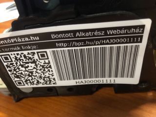 bontott SKODA SUPERB II Jobb első Ajtózár