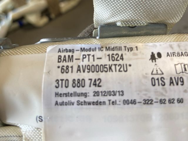 bontott SKODA SUPERB II Jobb első Függöny Légzsák