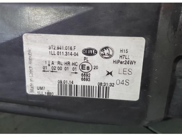 bontott SKODA SUPERB II Jobb Fényszóró