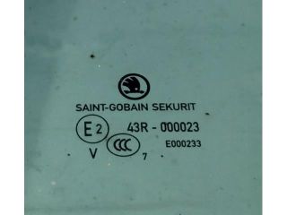 bontott SKODA SUPERB II Jobb hátsó Ablak