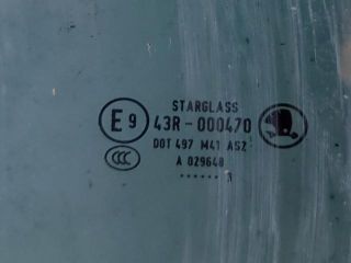 bontott SKODA SUPERB II Jobb hátsó Ablak