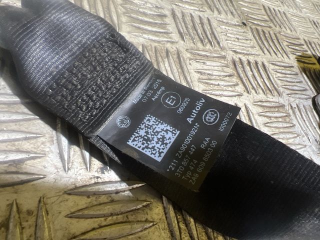 bontott SKODA SUPERB II Jobb hátsó Biztonsági Öv