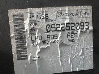 bontott SKODA SUPERB II Kesztyűtartó