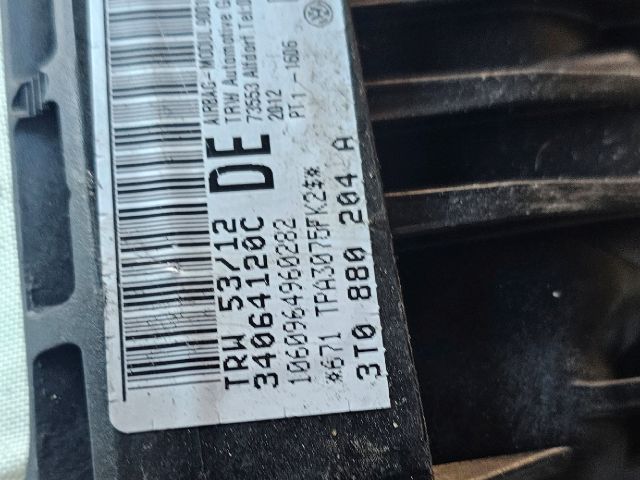 bontott SKODA SUPERB II Utasoldali Légzsák