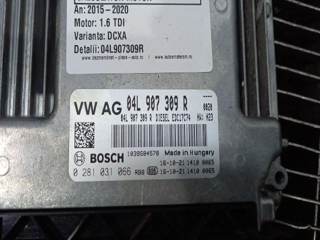 bontott SKODA SUPERB III Motorvezérlő