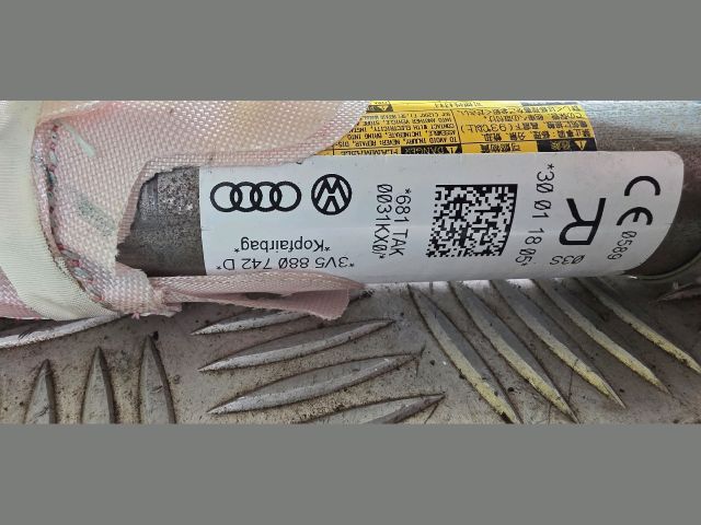 bontott SKODA SUPERB III Bal első Függöny Légzsák