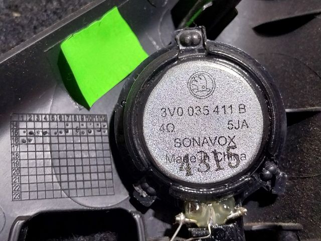 bontott SKODA SUPERB III Bal első Kis Hangszóró Burkolat