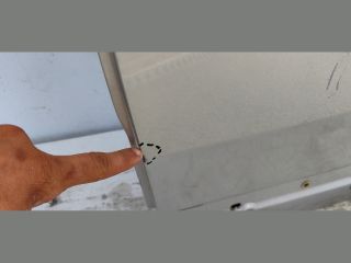 bontott SKODA SUPERB III Bal hátsó Ajtó (Üres lemez)