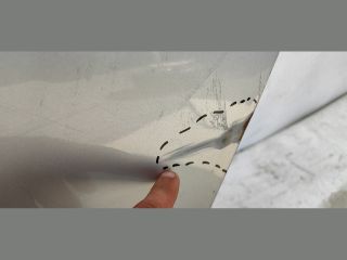 bontott SKODA SUPERB III Bal hátsó Ajtó (Üres lemez)