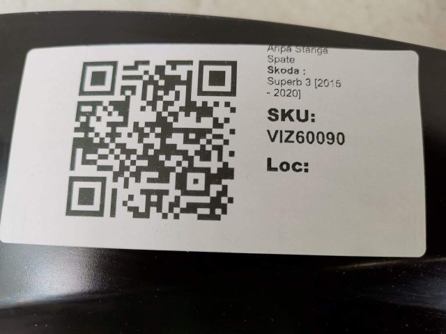 bontott SKODA SUPERB III Bal hátsó Sárvédő