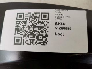 bontott SKODA SUPERB III Bal hátsó Sárvédő