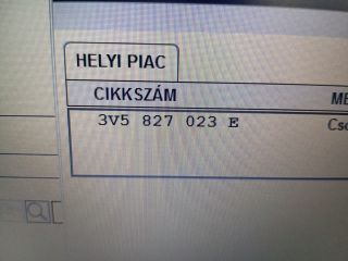 bontott SKODA SUPERB III Csomagtérajtó (Üres lemez)