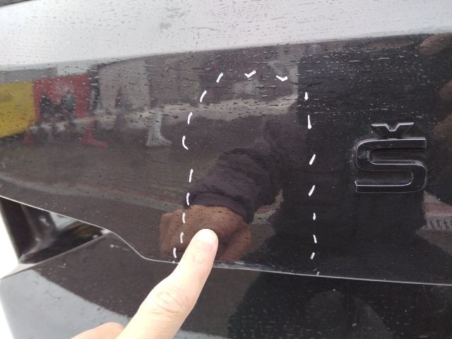 bontott SKODA SUPERB III Csomagtérajtó (Üres lemez)