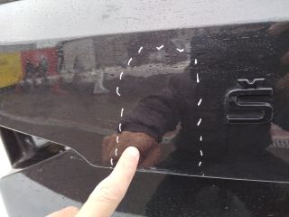 bontott SKODA SUPERB III Csomagtérajtó (Üres lemez)