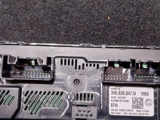 bontott SKODA SUPERB III Fűtéskapcsoló (digit klímás)