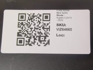 bontott SKODA SUPERB III Hátsó Lökhárító Alsó (Műanyag)