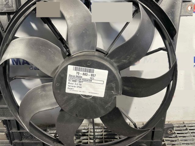 bontott SKODA YETI Hűtőventilátor