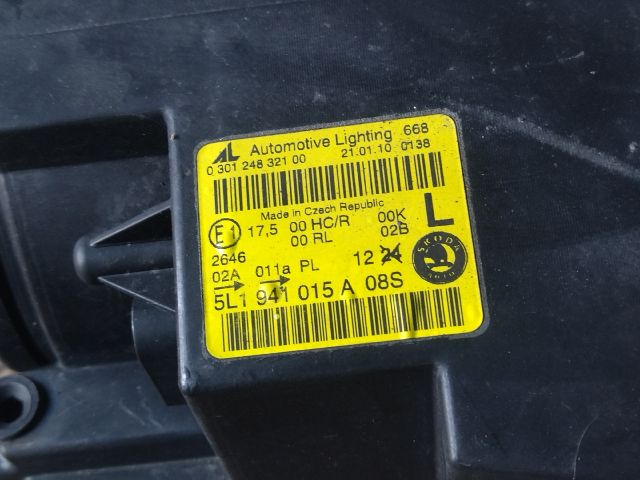 bontott SKODA YETI Bal Fényszóró