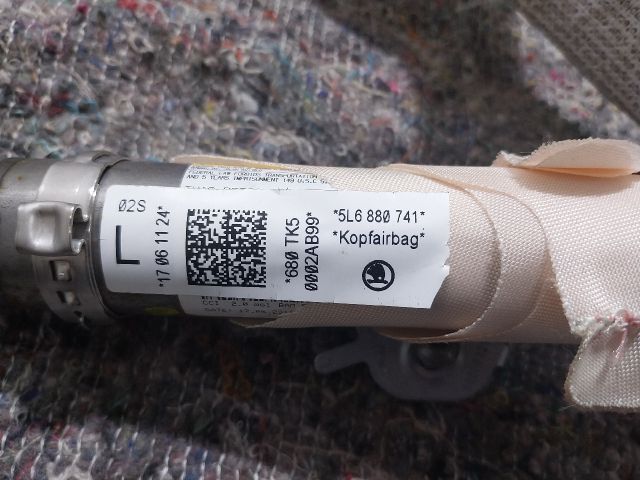 bontott SKODA YETI Bal Függönylégzsák és Oldallégzsák