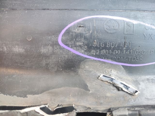 bontott SKODA YETI Hátsó Lökhárító (Üresen)