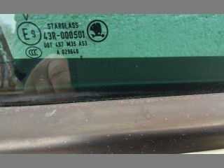 bontott SKODA YETI Jobb hátsó Ablak