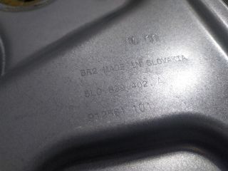 bontott SKODA YETI Jobb hátsó Ablakemelő Szerkezet (Elektromos)